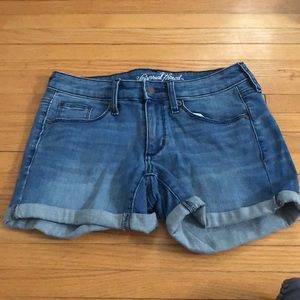 denim shorts